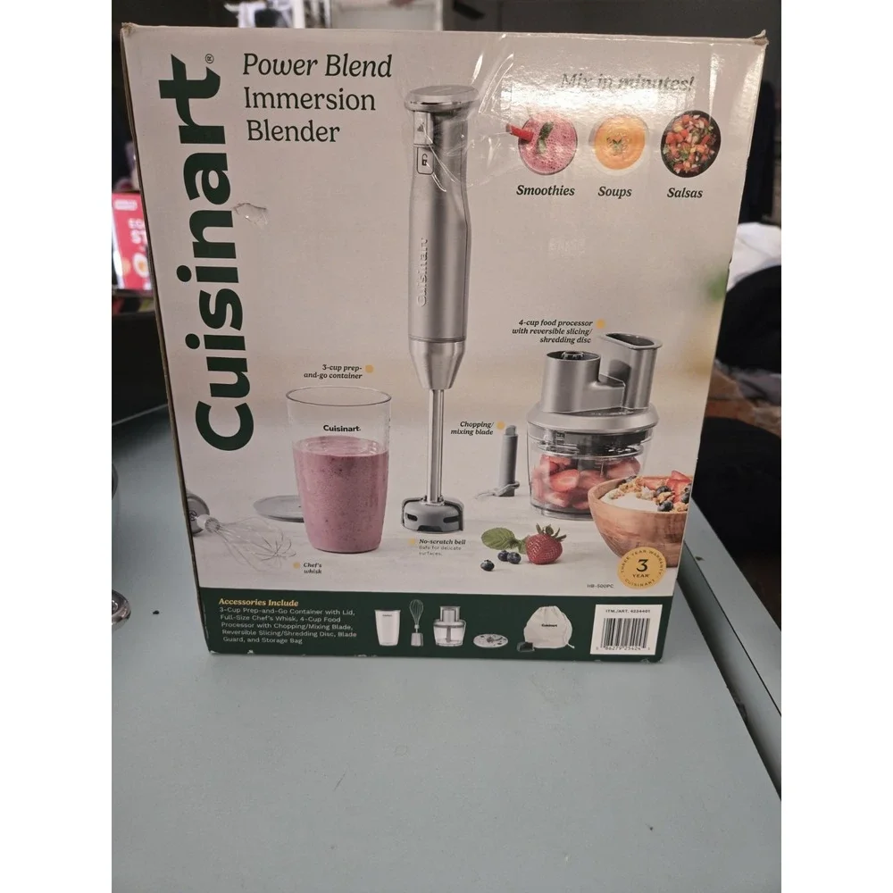Cuisinart HB-500PC Power Blend Immersion Blender - New in box